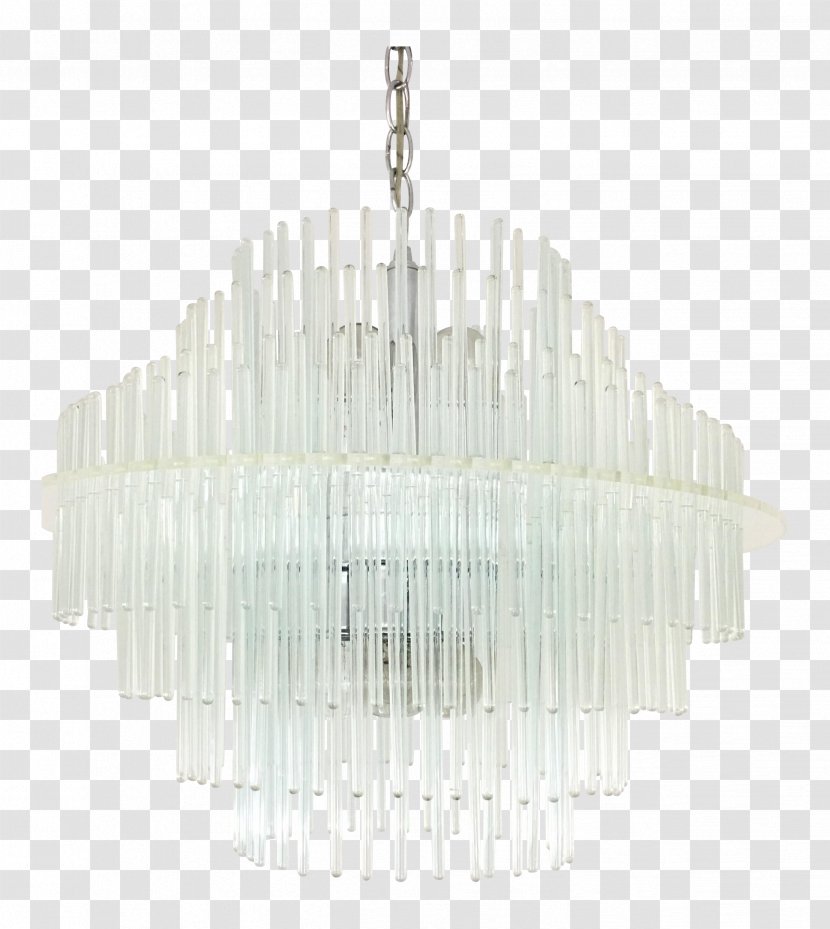 Chandelier Glass Rod Light Fixture Lightolier Transparent PNG