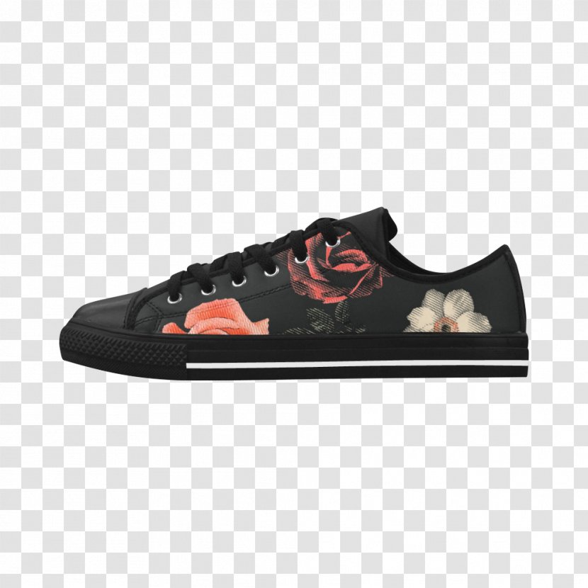 Skate Shoe Sneakers Basketball Sportswear - Walking - Boots With Flowers Transparent PNG