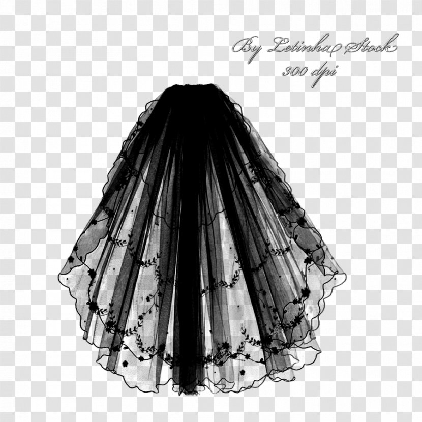 Veil Dress Skirt Lace Evening Gown - Gothic Transparent PNG