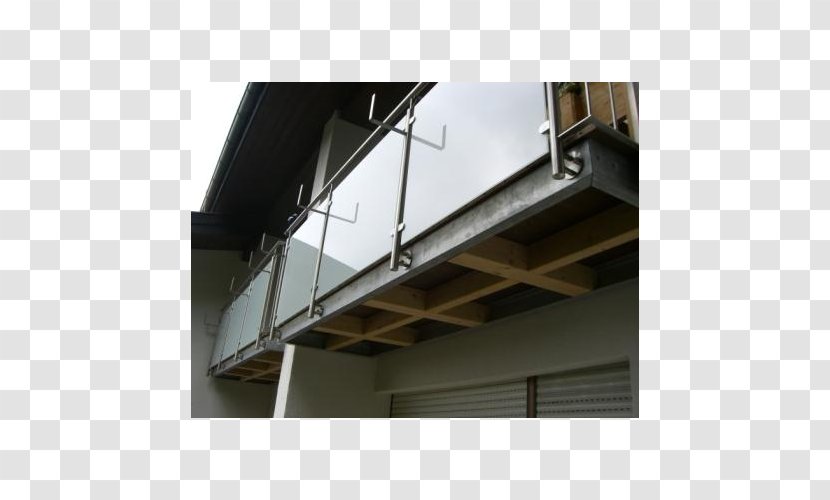 Steel Building Facade Handrail Art - Balkon Transparent PNG