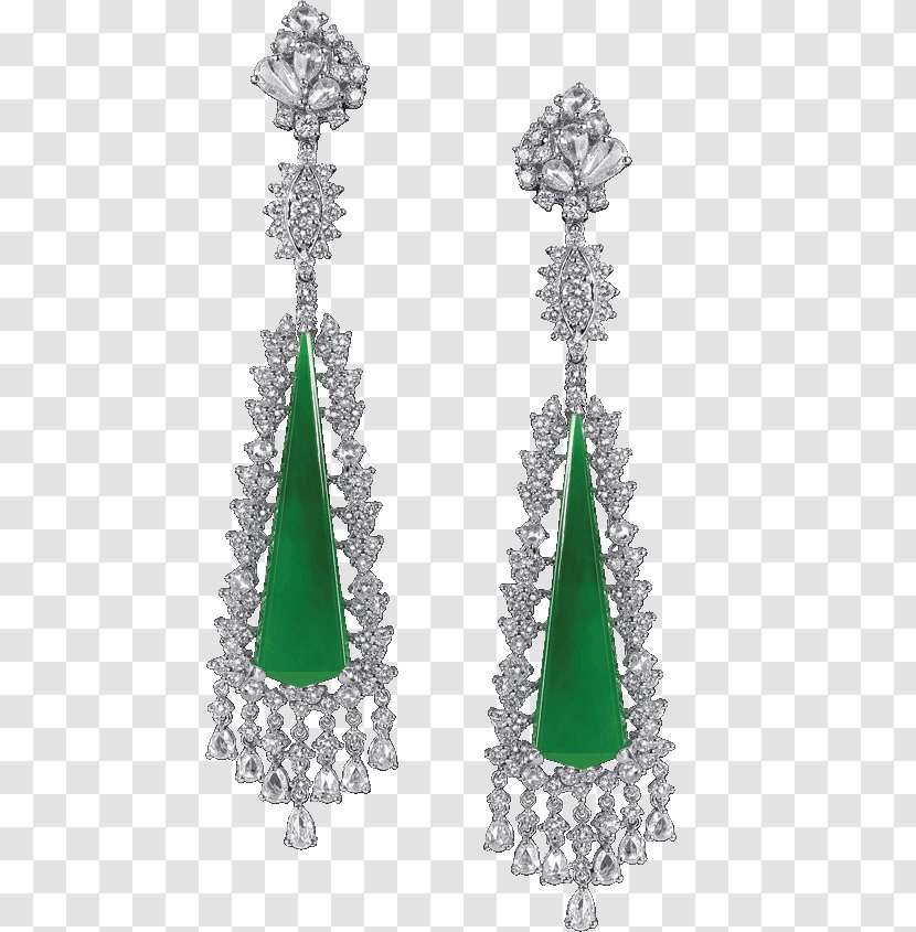 Emerald Earring Christmas Tree Body Jewellery - Hong Kong Style Classics Transparent PNG