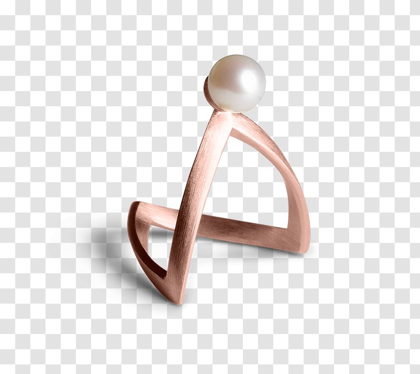 Earring V-ring Pearl Jewellery - Diamond - Ring Transparent PNG