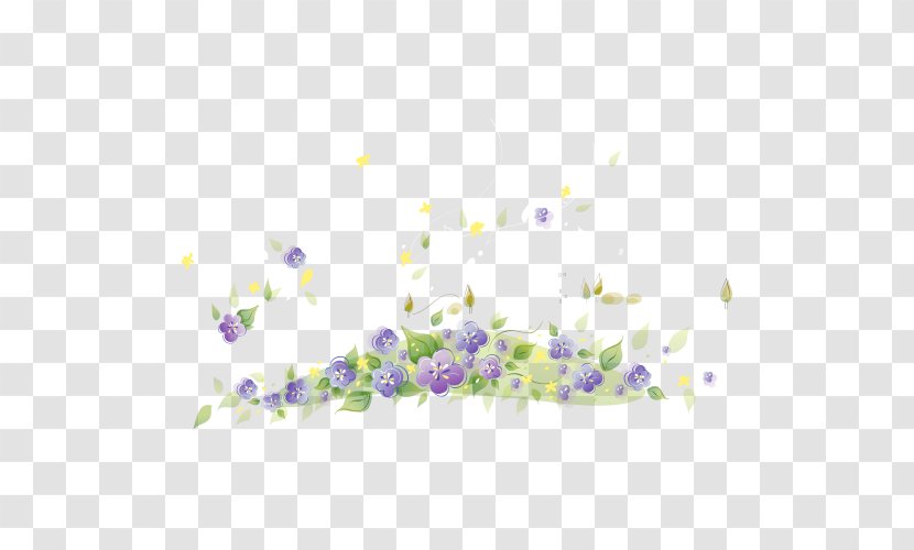 Drawing Photography Illustration - Flower - Purple Trumpet Picture Transparent PNG