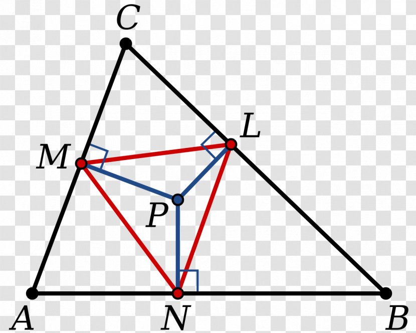 Pedal Triangle Point Fotpunkt - Diagram Transparent PNG