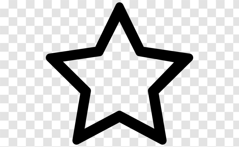 Star - Font Awesome - Five-shaped Transparent PNG