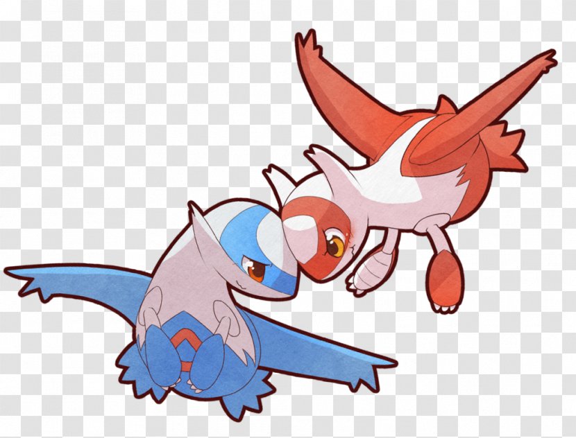 Latias Latios Pokémon Omega Ruby And Alpha Sapphire GO - Frame - Watercolor Transparent PNG