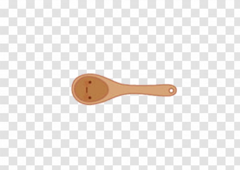 Wooden Spoon Teaspoon - Cutlery - Hand-painted Transparent PNG