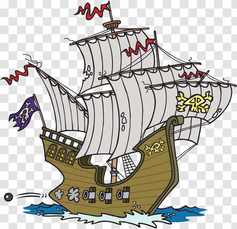 Ship Piracy Clip Art - Sailing Transparent PNG