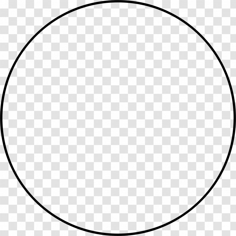 Circle Black And White Clip Art - Oval Transparent PNG