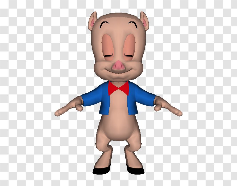 Porky Pig Looney Tunes Character Model Sheet - Toddler Transparent PNG