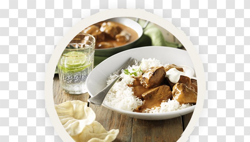 Vegetarian Cuisine Milk Cream Food Recipe - Rice - Butter Chicken Transparent PNG