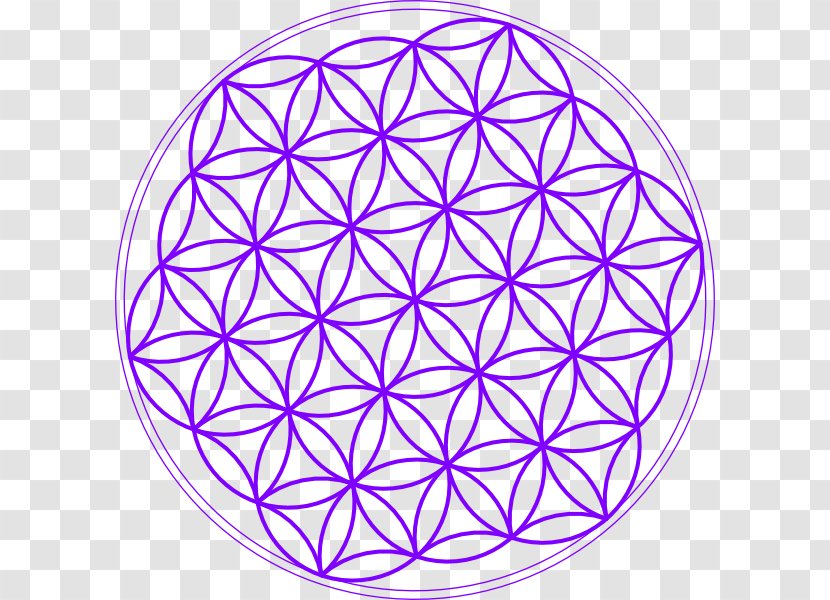 Sacred Geometry Overlapping Circles Grid Symbol Clip Art - Mandala - Color Spiral Pattern Transparent PNG