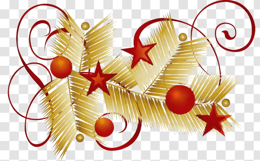 Watercolor Christmas - Ornament - Meter Transparent PNG