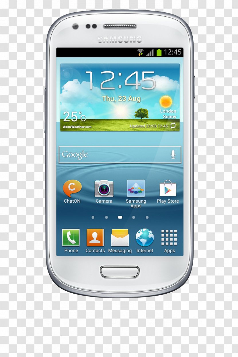 Samsung Galaxy S III Mini GT-i8190 - Iii - 8GBMarble White Unlocked SmartphoneSamsung Transparent PNG