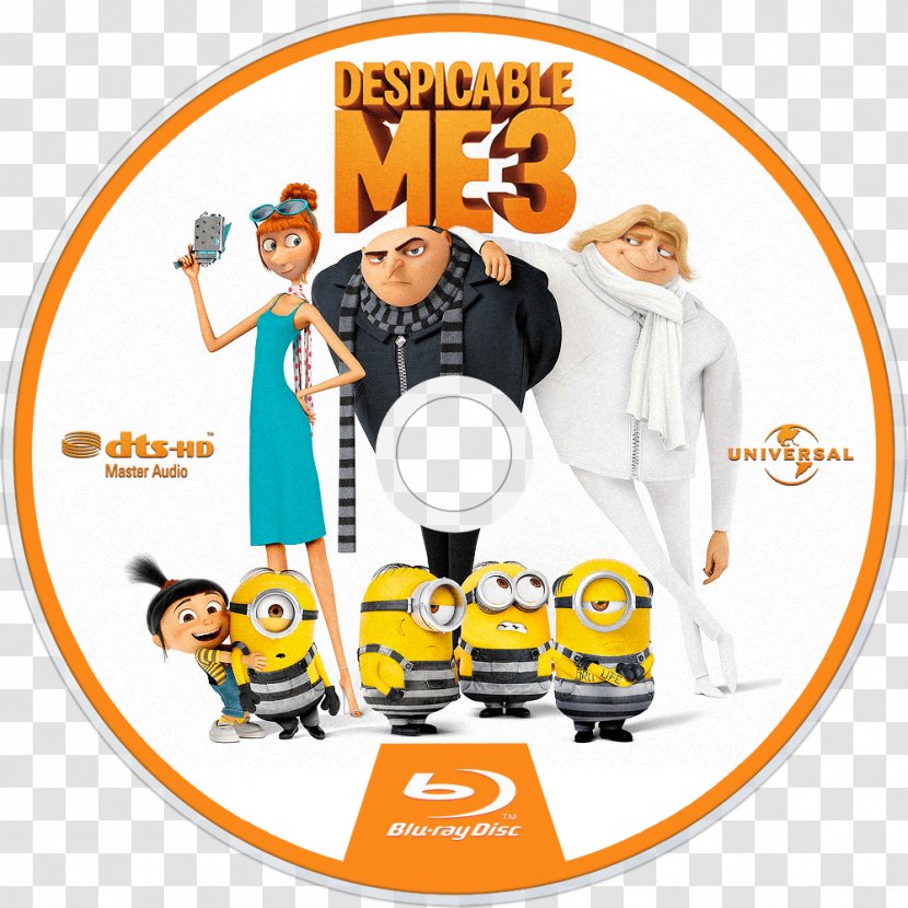 Film Director 4K Resolution Cinema Despicable Me - 3 - Blue Album Cover Transparent PNG