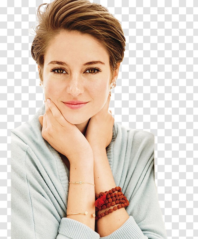 Shailene Woodley The Secret Life Of American Teenager Hairstyle Short Hair Pixie Cut - Flower Transparent PNG