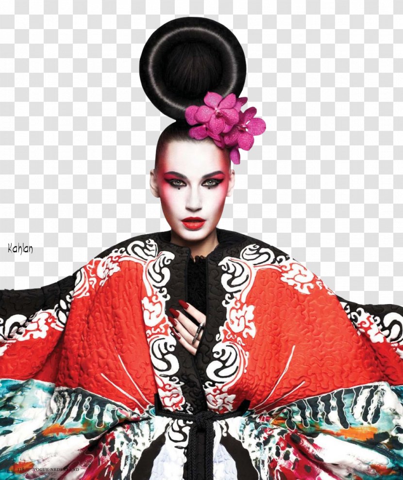 Eugenia Volodina Vogue Netherlands Fashion Geisha Model Transparent PNG