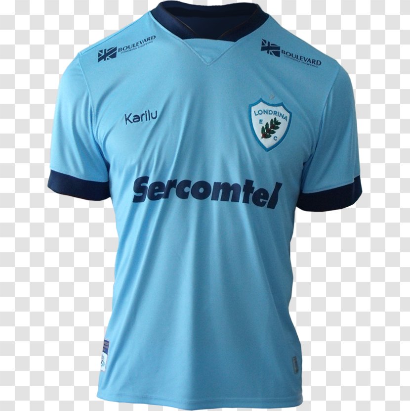 T-shirt Karilu Londrina Esporte Clube Uniform - Aqua Transparent PNG