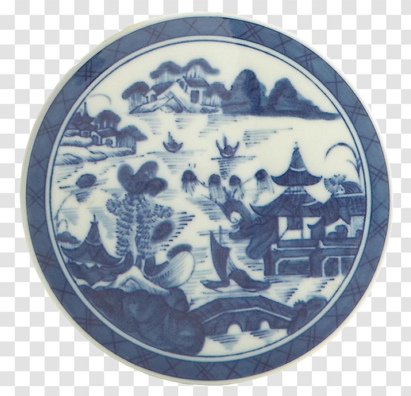 Plate Mottahedeh & Company Porcelain Tableware New York City - Blue And White - Ralph Lauren Plates Transparent PNG