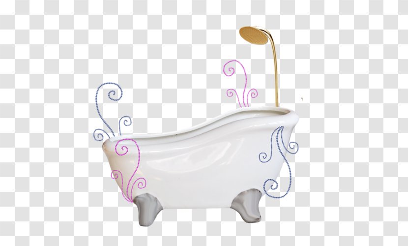 Bathtub Bathroom Gratis - Plumbing Fixture - Hand-painted Transparent PNG