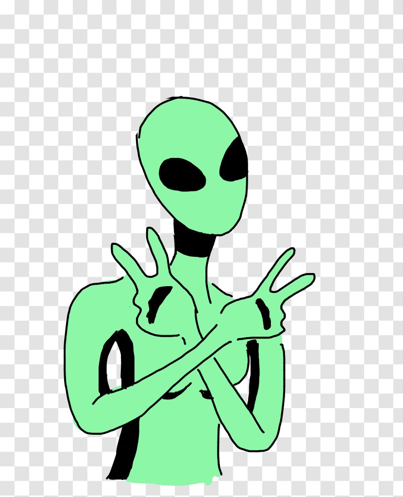 Alien Cartoon - Gesture - Animation Transparent PNG