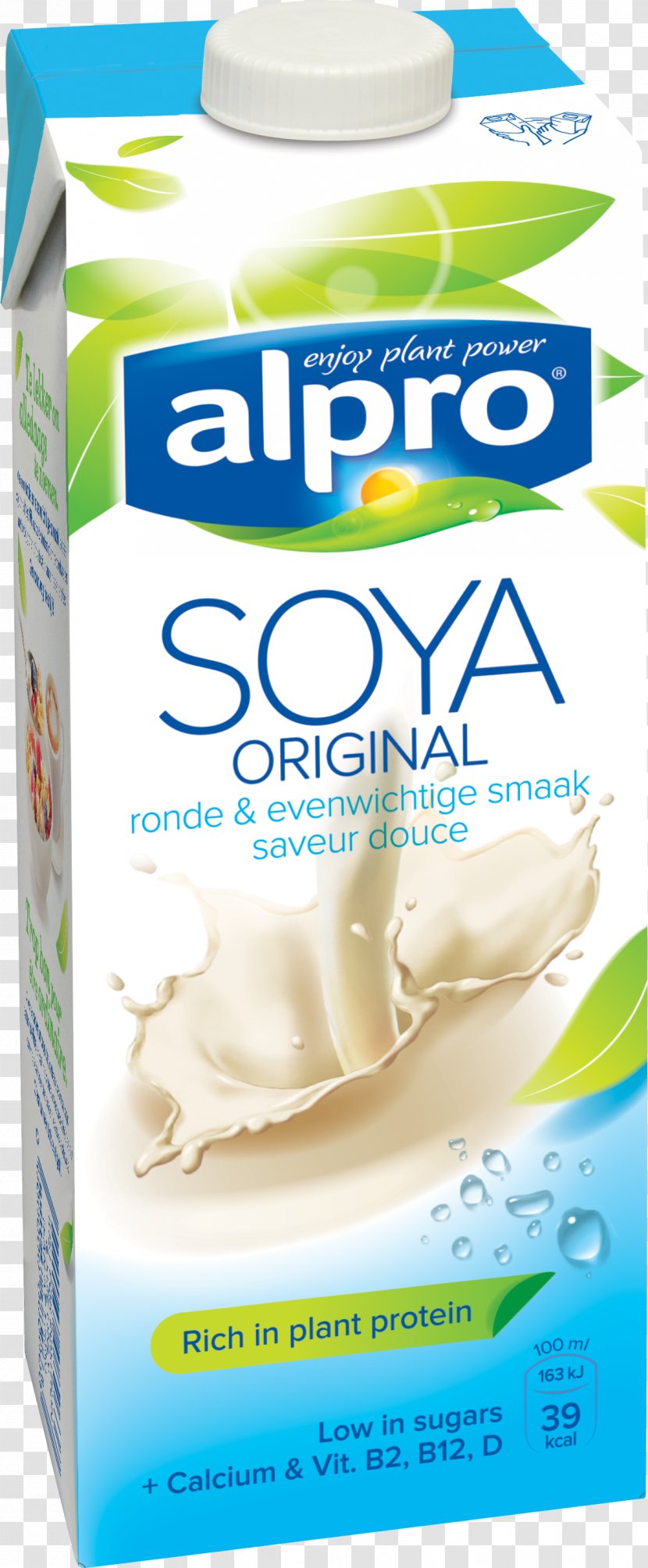 Soy Milk Almond Alpro Cream - Drink - Healthy Drinks Transparent PNG