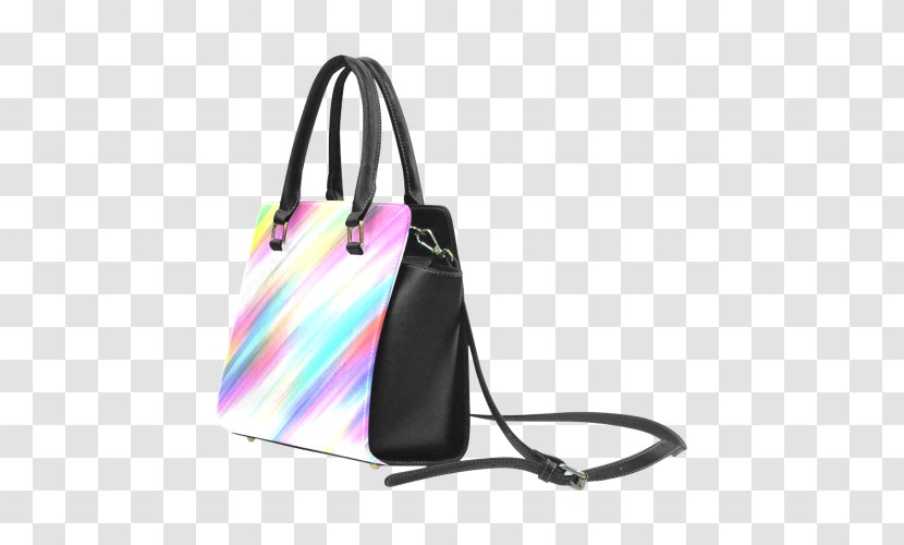 Handbag Tote Bag Shoulder Strap Messenger Bags - Rainbow Abstract Transparent PNG