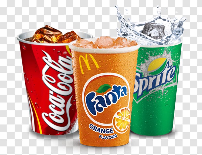 Fizzy Drinks Coca-Cola Sprite Fanta Shawarma Transparent PNG
