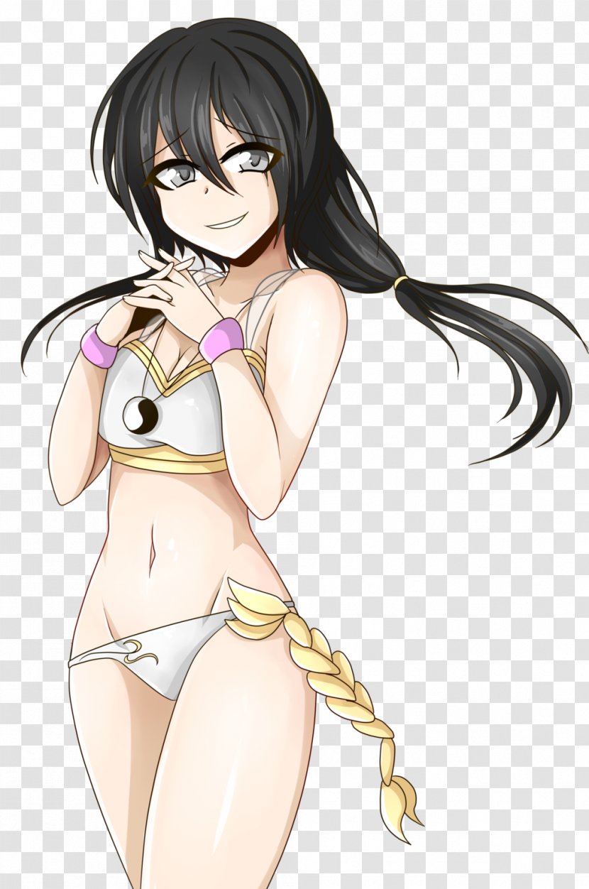 Gacha Resort World Lunime Black Hair Android - Heart - Tree Transparent PNG