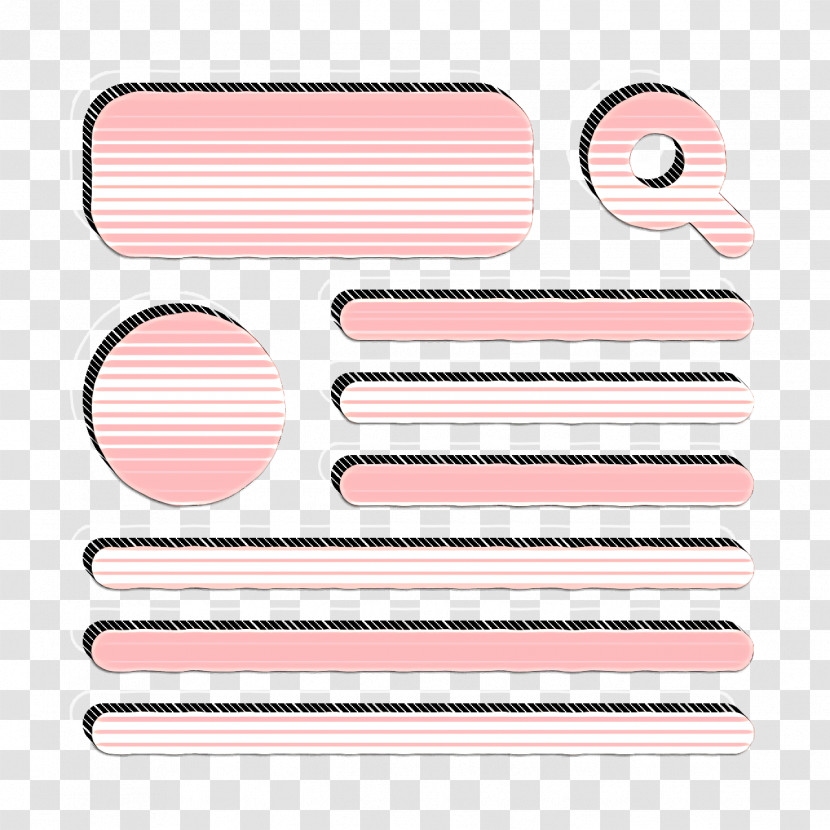 Ui Icon Wireframe Icon Transparent PNG