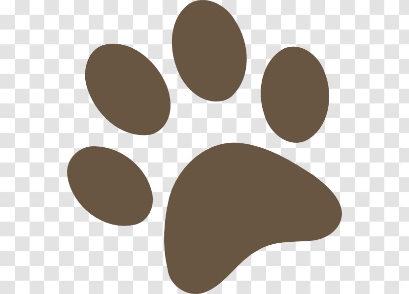 Dog Brown Bear Paw Clip Art - Print Transparent PNG