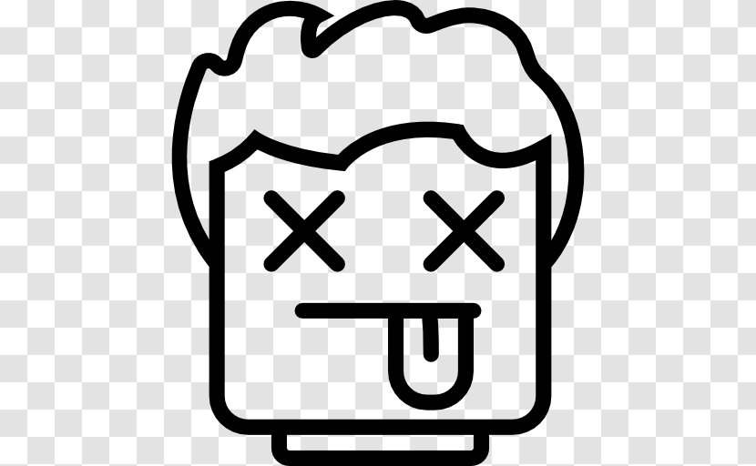 Emoticon Smiley Emoji Death - Black Transparent PNG