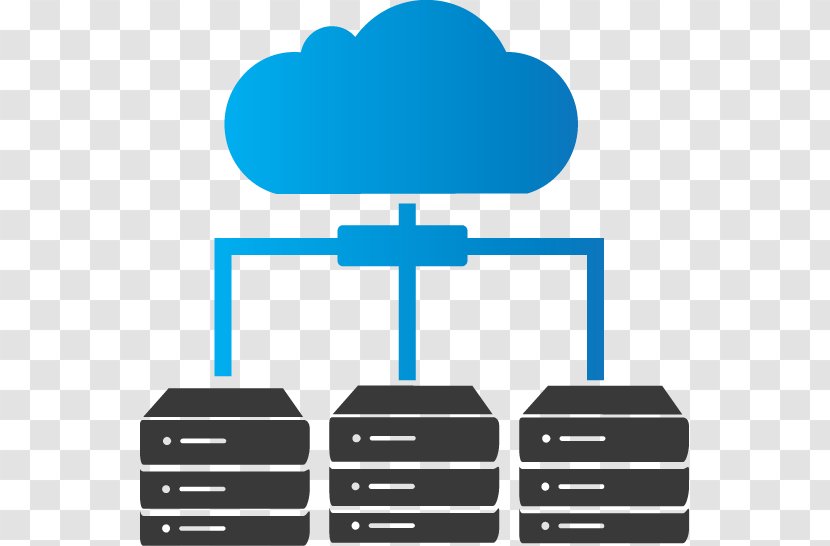 Cloud Computing IT Infrastructure Storage - Blue Transparent PNG