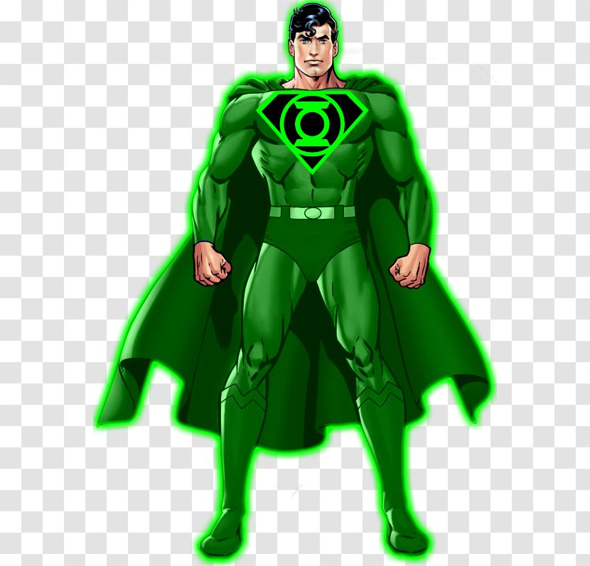 Superman Green Lantern Corps Sinestro Hal Jordan - Red Scarf Transparent PNG