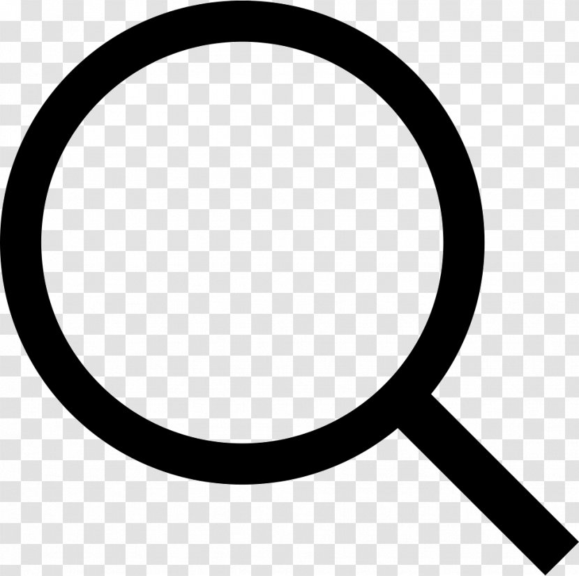 Magnifying Glass - Monochrome Photography - Rim Transparent PNG