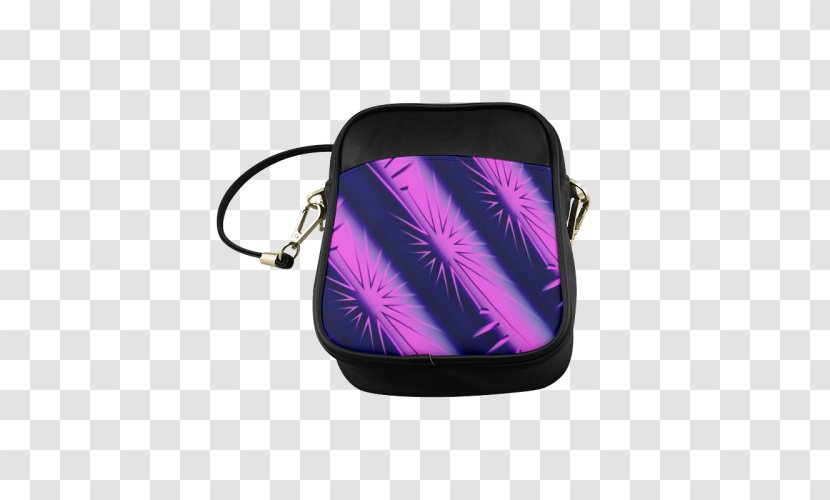 Messenger Bags Handbag Coin Purse Shoulder - Purple Starburst Transparent PNG