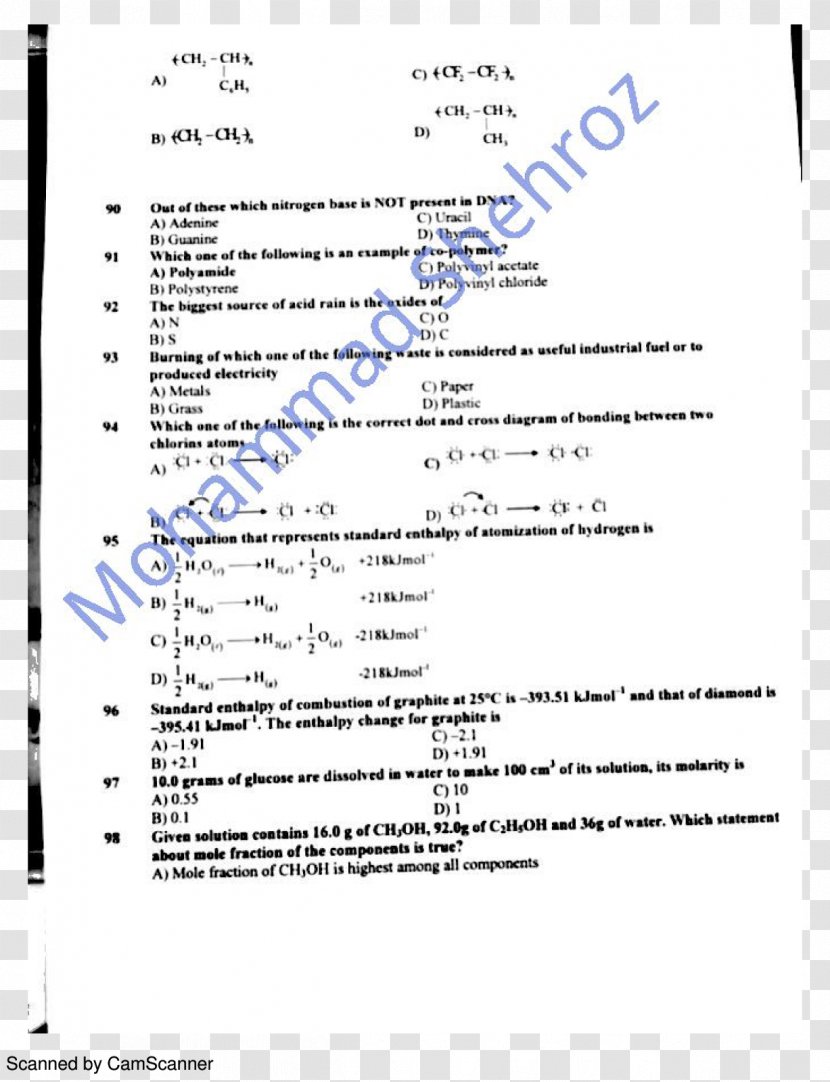 Document Past Paper Medical College Admission Test Clip Art - Tree - Old NOTES Transparent PNG