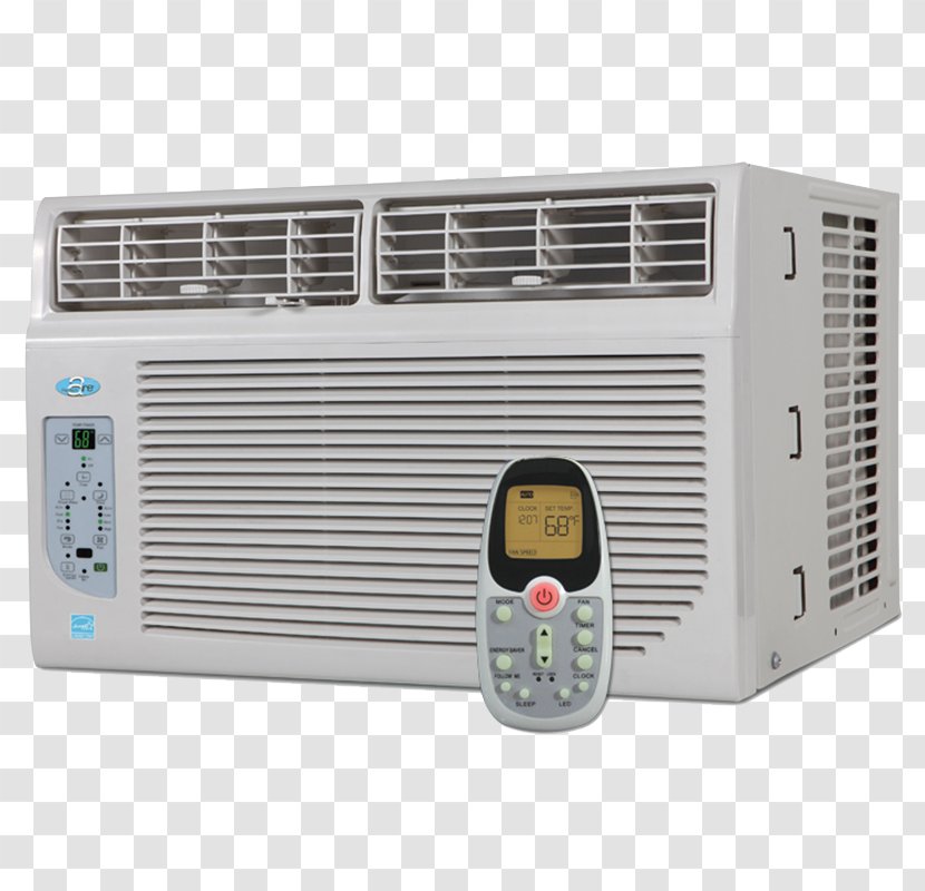 Air Conditioning Window Home Appliance British Thermal Unit Heat Pump - Multimedia - Conditioner Transparent PNG