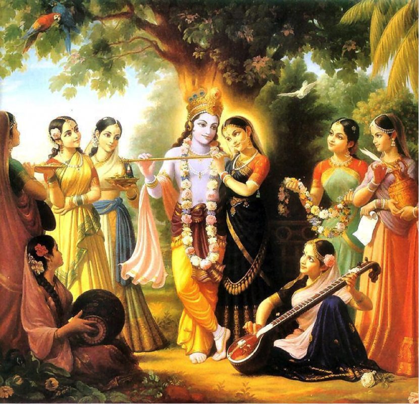 Krishna Vrindavan Bhagavata Purana Bhagavad Gita Balarama - Radha Transparent PNG
