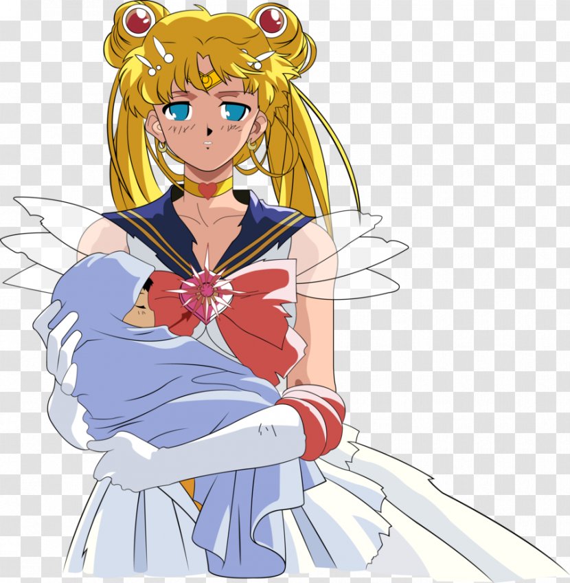 Sailor Moon Saturn Jupiter Tuxedo Mask Venus - Watercolor Transparent PNG