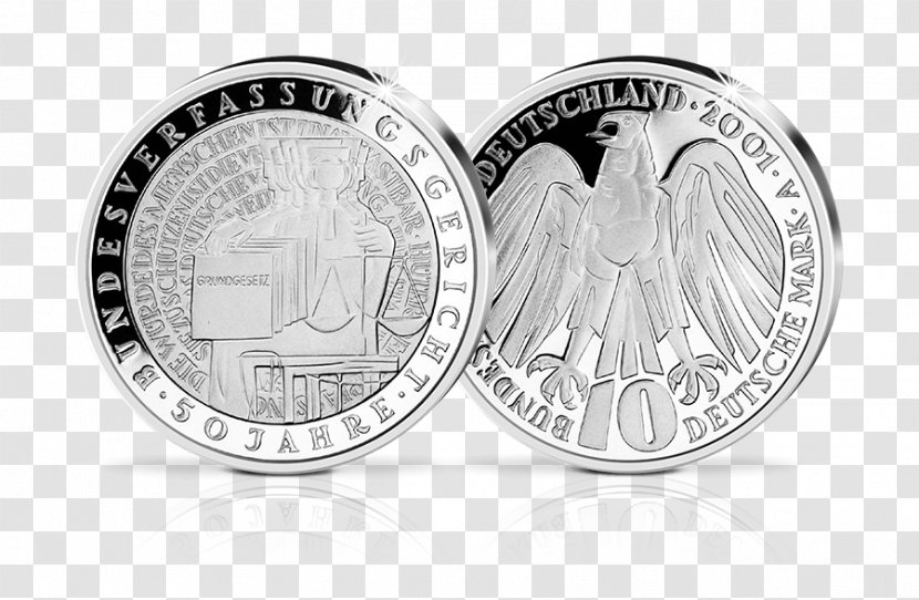 Coin Germany Deutsche Mark Silver Fineness - Currency - Dm Transparent PNG
