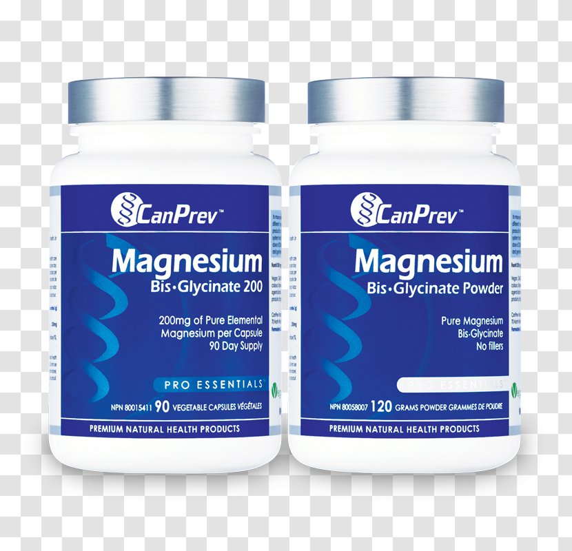 Dietary Supplement Magnesium Glycinate Deficiency Health Transparent PNG
