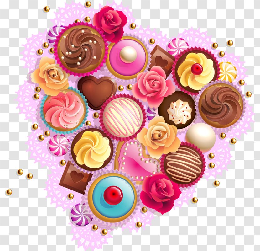 Bonbon Cupcake Muffin Sweetness Chocolate Cake Transparent PNG