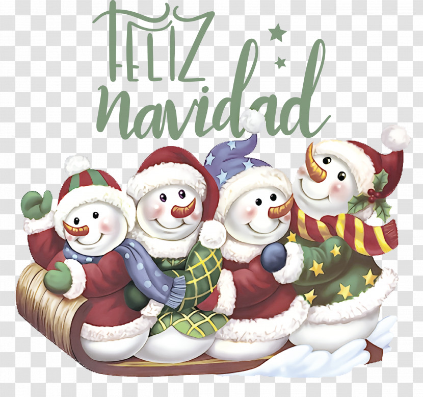 Feliz Navidad Merry Christmas Transparent PNG