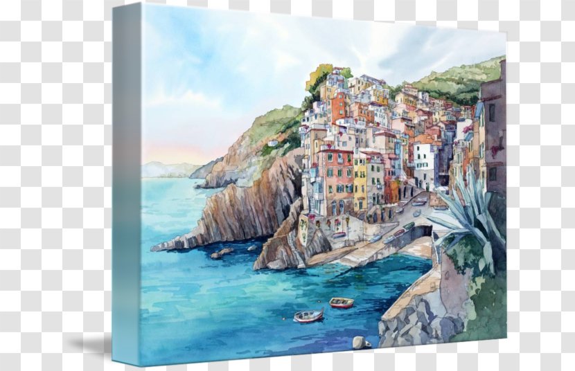 Watercolor Painting Parco Nazionale Delle Cinque Terre Art - Vacation Transparent PNG