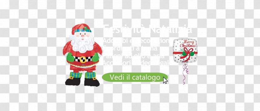 Santa Claus Christmas Ornament Balloon Foil - Amscan Inc Transparent PNG