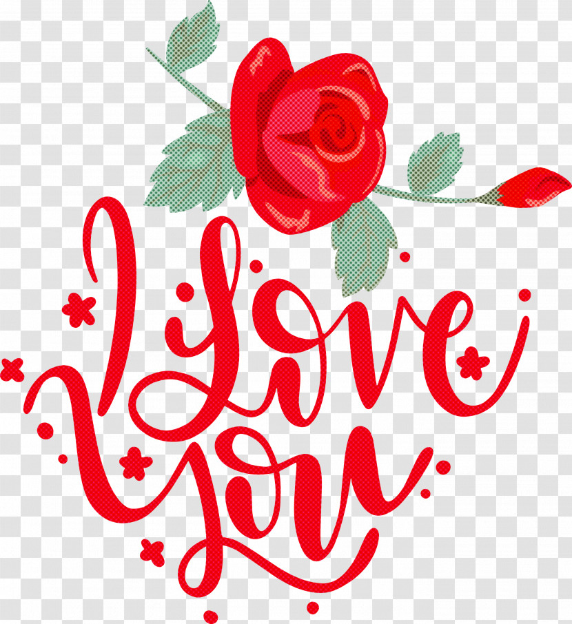 I Love You Valentines Day Valentine Transparent PNG