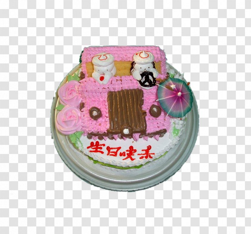 Birthday Cake Torte - Buttercream Transparent PNG