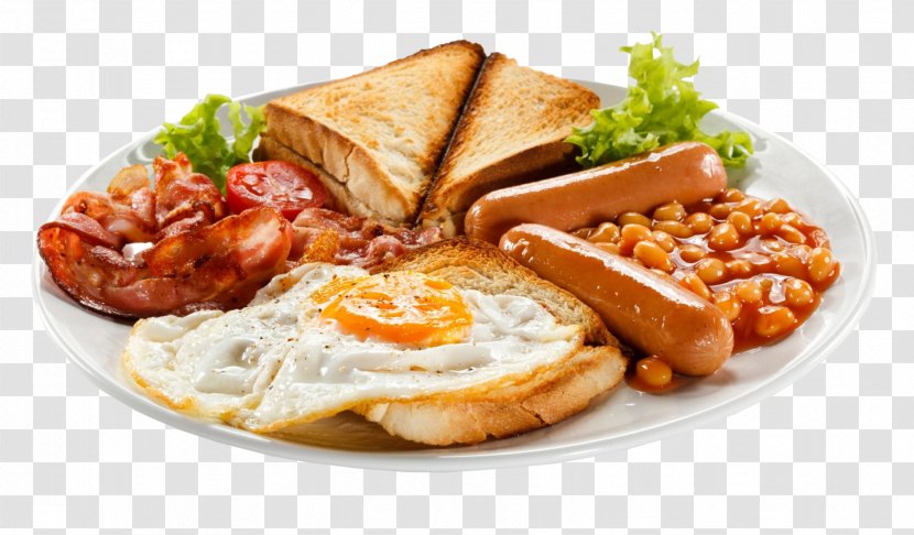 Fish And Chips Full Breakfast Baked Beans Toast - Food - Traditional Transparent PNG