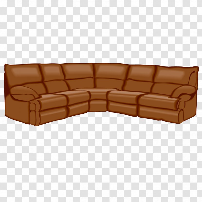 Couch Furniture Chair - Home - Vector Corner Sofa Transparent PNG